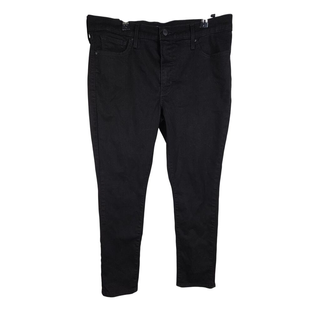 Levis Jeans Womens Size 32 Black 311 Shaping Skinny Stretch Mid Rise Comfort